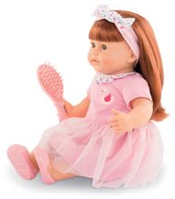 Pour bébés - Poupée Ambre aux cheveux roux Mon Grand Poupon Corolle aux yeux brun clignants, avec une brosse, 36 cm, dès 3 ans_1