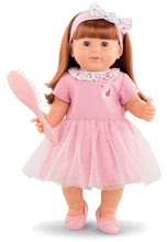 Pour bébés - Poupée Ambre aux cheveux roux Mon Grand Poupon Corolle aux yeux brun clignants, avec une brosse, 36 cm, dès 3 ans_0