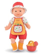 Bábiky od 24 mesiacov - Bábika záhradník Charly Garden Delights Set Mon Grand Poupon Corolle 36 cm so zelenými klipkajúcimi očami od 24 mes_1