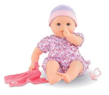 Cărucioare pentru păpuși seturi - Set cărucior combinație triplă Powder Pink 3in1 Maxi Cosi & Quinny Smoby cu păpușa Corolle cu hăinuțe și geacă_0