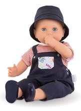 Igrače dojenčki od 24. meseca - Dojenček Augustin Little Artist Mon Grand Poupon Corolle z modrimi mežikajočimi očkami 36 cm od 24 mes_0