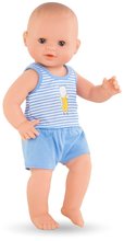 Lutke za djecu od 24 mjeseca - Lutka dječak Paul pije i piški Mon Grand Poupon Corolle sa smeđim trepćućim očima i 3 dodatka 36 cm od 24 mjes_0