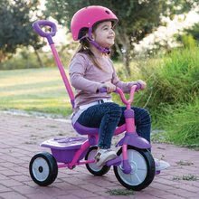 Tricikli za djecu od 15 mjeseci - Tricikl sklopivi Folding Fun Trike 2in1 Pink smarTrike ružičasti sa sigurnosnim pojasom od 15 mjeseci_2
