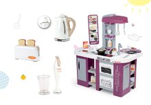 Kuhinje za otroke kompleti - Komplet kuhinja Tefal Studio XL Smoby s pomivalcem posode in hladilnikom in 3 kuhinjski aparati_15