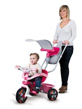 Produse vechi - Tricicletă sport Baby Driver Confort Smoby roz cu mâner 70*50*52 cm de la 10 luni_1