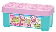 Abrick építőkockák - Építőjáték Abrick Kastély hercegnőnek Écoiffier dobozban hintóval és hercegnővel rózsaszín 18 hó-tól_0