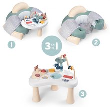 Kindersitze - Ein Sitz mit einem didaktischen Tisch Cosy Seat Little Smoby mit Textilbezug und Funktionen zur motorischen Entwicklung ab 6 Monaten SM140103_2