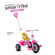 Triciclete de la 10 luni - Tricicletă Play 3 în 1 smarTrike cu cadru protector roz-galben de la 10 luni_1