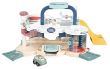 Lauflernhilfen - Der didaktische 3-in-1-Lauf- und Kinderwagen Trotty Walker 3in1 Little Smoby Set und eine Garage mit Autowaschanlage und einem Werkzeugkoffer mit Autos_0