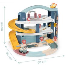 Auto staze - Set autostaza za skokove Mega Jump Vroom Planet Smoby i garaža na dva kata_2