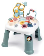 Interaktivní hudební stoly - Set didaktický stolek Activity Table Little a garáž s automyčkou Smoby a heliportem s autíčkem_1