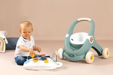 Otroški sprehajalčki - Didaktični sprehajalček in voziček Trotty Walker 3in1 Little Smoby s snemljivo ploščo in funkcijami za razvoj motorike od 12 mes_5