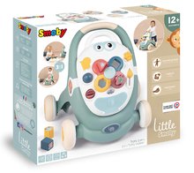 Premergătoare - Set premergător didactic și cărucior Trotty Walker 3in1 Little și babytaxiu Smoby cu remorcă cu frânghie de tracare_30