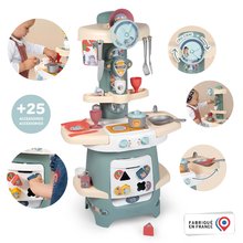 Obyčajné kuchynky - Didaktická kuchynka pre najmenších Cooky Kitchen Little Smoby s kockami a riadom do kuchynky od 18 mes_4