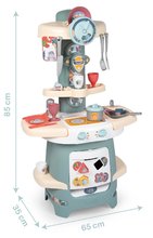Egyszerű játékkonyhák - Készségfejlesztő konyhácska legkisebbeknek Cooky Kitchen Little Smoby kockákkal és kiegészítőkkel a konyhába 18 hó-tól_9
