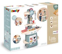 Egyszerű játékkonyhák - Készségfejlesztő konyhácska legkisebbeknek Cooky Kitchen Little Smoby kockákkal és kiegészítőkkel a konyhába 18 hó-tól_10