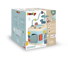 Razvoj motorike - Didaktična kocka Explor Cube Little Smoby za fino motoriko 5 strani in 13 funkcij z zvokom od 12 mes_3