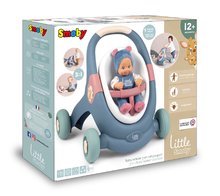 Interaktivni glazbeni stolovi - Set didaktický stolík Activity Table Little Smoby a chodítko a kočík Baby Walker s 30 cm bábikou SM140303-11_14