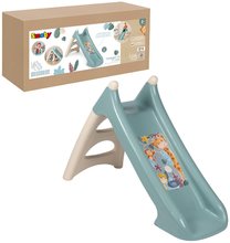 Tobogane pentru copii - Tobogan cu apă și animăluțe XS Slide Little Smoby 90 cm cu conectare la apă și filtru UV de la 24 luni_3