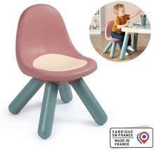 Otroško vrtno pohištvo - Stolček za otroke Chair Pink Little Smoby rožnati z UV filtrom in nosilnostjo 50 kg višina sedeža 27 cm od 18 mes_1