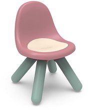 Meble ogrodowe dla dzieci - Stołek dla dzieci Chair Pink Little Smoby różowy z filtrem UV i nośnością 50 kg wysokość siedziska 27 cm od 18 miesięcy_0
