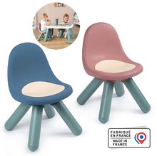 Detský záhradný nábytok - Stolička pre deti 2 kusy Chair Little Smoby modrá a ružová s UV filtrom a nosnosťou 50 kg výška sedadla 27 cm od 18 mes_1
