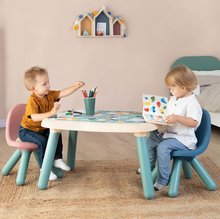 Kerti gyerekbútor - Kisszék gyerekeknek 2 db Chair Little Smoby kék és rózsaszín UV szűrővel 50 kg teherbírással 27 cm magassággal 18 hó-tól_3