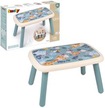 Detský záhradný nábytok - Stôl pre deti Table Green Little Smoby s obrázkami zvieratiek a UV filtrom od 18 mes_1