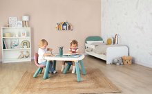Kerti gyerekbútor - Asztal gyerekeknek Table Green Little Smoby állatkás ábrákkal UV szűrővel 18 hó-tól_3