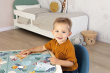 Dětský záhradní nábytek - Stůl pro děti Table Green Little Smoby s obrázky zvířátek a UV filtrem od 18 měsíců_0