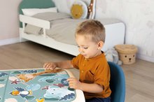 Dětský záhradní nábytek - Stůl pro děti Table Green Little Smoby s obrázky zvířátek a UV filtrem od 18 měsíců_4