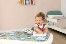 Dětský záhradní nábytek - Stůl pro děti Table Green Little Smoby s obrázky zvířátek a UV filtrem od 18 měsíců_10