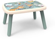 Detský záhradný nábytok - Stôl pre deti Table Green Little Smoby s obrázkami zvieratiek a UV filtrom od 18 mes_13