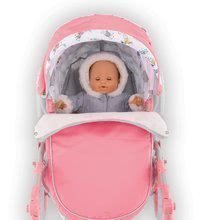 Vozički od 18. meseca - Globoki voziček Carriage Mon Grand Poupon Corolle zložljiv za 36-52 cm dojenčka po višini nastavljiv s torbo od 3 leta_6