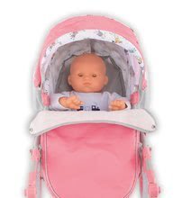 Vozički od 18. meseca - Globoki voziček Carriage Mon Grand Poupon Corolle zložljiv za 36-52 cm dojenčka po višini nastavljiv s torbo od 3 leta_8
