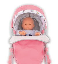 Babacenter - Szett babacenter Violette Baby Nurse Large Doll's Play Center Smoby és összecsukható mély babakocsi Mon Grand 36-52 cm játékbabának_17