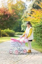 Kinderwagen für Puppe ab 18 Monaten - Tiefer Puppenwagen Carriage Mon Grand Poupon Corolle zusammenklappbar für 36-52 cm Puppe höhenverstellbar mit Tasche ab 3 Jahren_3