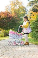 Vozički od 18. meseca - Globoki voziček Carriage Mon Grand Poupon Corolle zložljiv za 36-52 cm dojenčka po višini nastavljiv s torbo od 3 leta_11