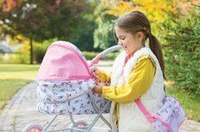 Vozički od 18. meseca - Globoki voziček Carriage Mon Grand Poupon Corolle zložljiv za 36-52 cm dojenčka po višini nastavljiv s torbo od 3 leta_12
