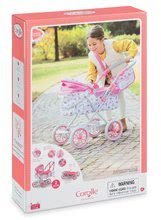 Vozički od 18. meseca - Globoki voziček Carriage Mon Grand Poupon Corolle zložljiv za 36-52 cm dojenčka po višini nastavljiv s torbo od 3 leta_17
