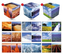 Kocke s motivima iz crtića - EDUCA 14050 Puzzle Magnetic Cube, Landscapes _0