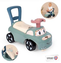 Interaktivní hudební stoly - Set didaktický stolek Activity Table Little a odrážedlo Auto Smoby s úložným prostorem a opěrkou_2