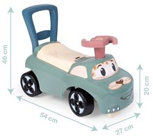 Rutschfahrzeuge ab 10 Monaten - Auto Ride On Little Smoby Rutscher ergonomisch geformt mit Stauraum ab 10 Monaten SM140501_5