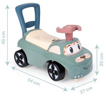 Bébitaxik 10 hónapos kortól - Bébitaxi Auto Ride On Little Smoby ergonomikusan alakított tárolóhellyel 10 hó-tól_1