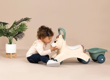 Odrážadlá od 12 mesiacov - Odrážadlo s prívesom Baby Pony Ride On Little Smoby ergonomicky tvarované s veľkým držadlom pre najmenších od 12 mes_2