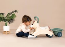 Babytaxiuri de la 12 luni - Babytaxiu cu remorcă Baby Pony Ride On Little Smoby formă ergonomică cu un suport mare pentru cei mai mici de la 12 luni_2