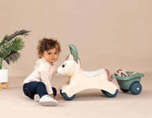 Guralice za djecu od 12 mjeseci - Guralica s prikolicom Baby Pony Ride On Little Smoby ergonomski oblikovana s velikim držačem za najmlađe od 12 mjes_0