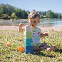 Entwicklung der Motorik - Zuckerrohrturm Bio Sugar Cane Magic Tower Little Smoby 40 cm 6 Becher Green 100 % recycelbar ab 12 Monaten_1