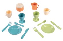 Posuđe i dodaci za kuhinju - Kuhinjsko posuđe od šećerne trske Bio Sugar Cane Kitchen Set Little Smoby set 14 dijelova Green 100% reciklirano od 18 mjes_0