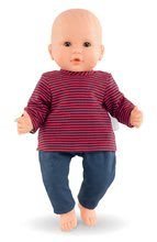 Oblečení pro panenky - Oblečení Striped T-shirt & Pants Mon Grand Poupon Corolle pro 36cm panenku od 24 měsíců_0